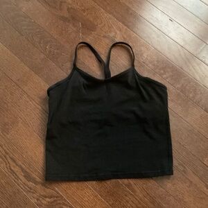 Athleta girl black tank top, Size L/12